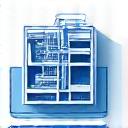 Icono de un plano de arquitectura.